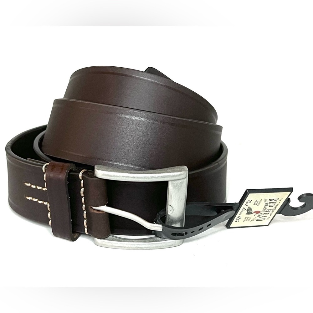 Redhead NEW Mens Classic Genuine Leather Belt Sz 54